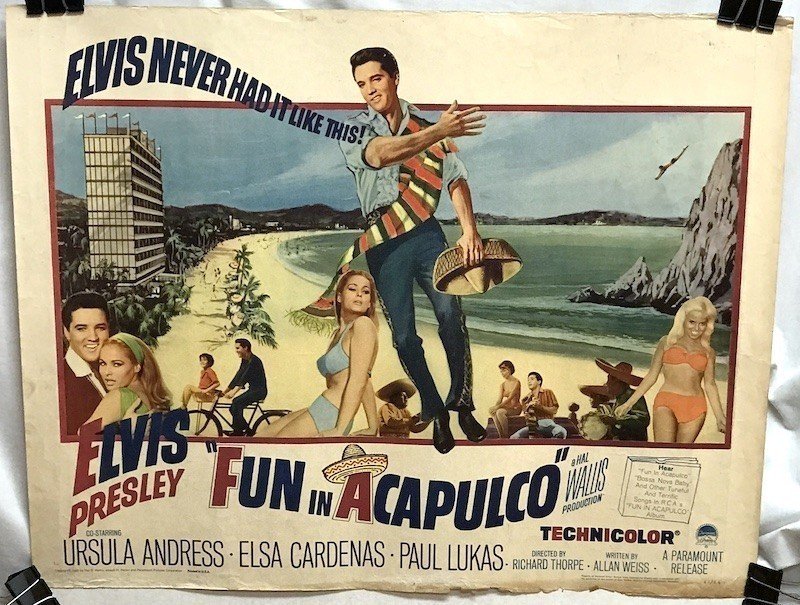 Fun in Acapulco (1963) Half Sheet